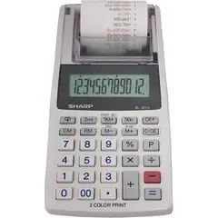 SHARP - Calculadora EL1611V 12 Dígitos LCD Portátil