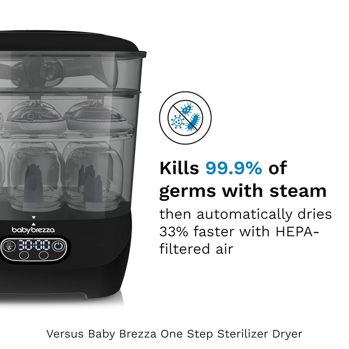 BABY - Esterilizador Secador Mamaderas Baby Brezza Advanced 8 Botellas