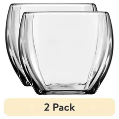 LIBBEY - Portavelas Vidrio Transparente 2 Pack 4in Cónico