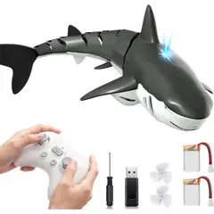 TIBURON - Tiburón Control Remoto Playtigo 2.4GHz LED Doble Motor