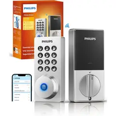 PHILIPS - Cerradura DDL242X1HW WiFi Huella Digital Alexa