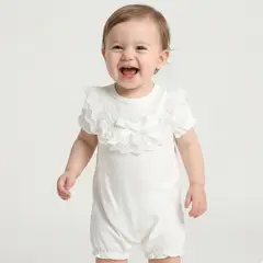 PEQUEÑA LUZ - ENTERITO BEBÉ NIÑA ALGODÓN