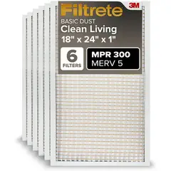 MPR - Filtro Aire Filtrete 18x24x1 300 MERV 5 6 Unid