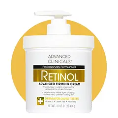 ADVANCED CLINICALS - Crema Corporal Retinol 454g Hidratante
