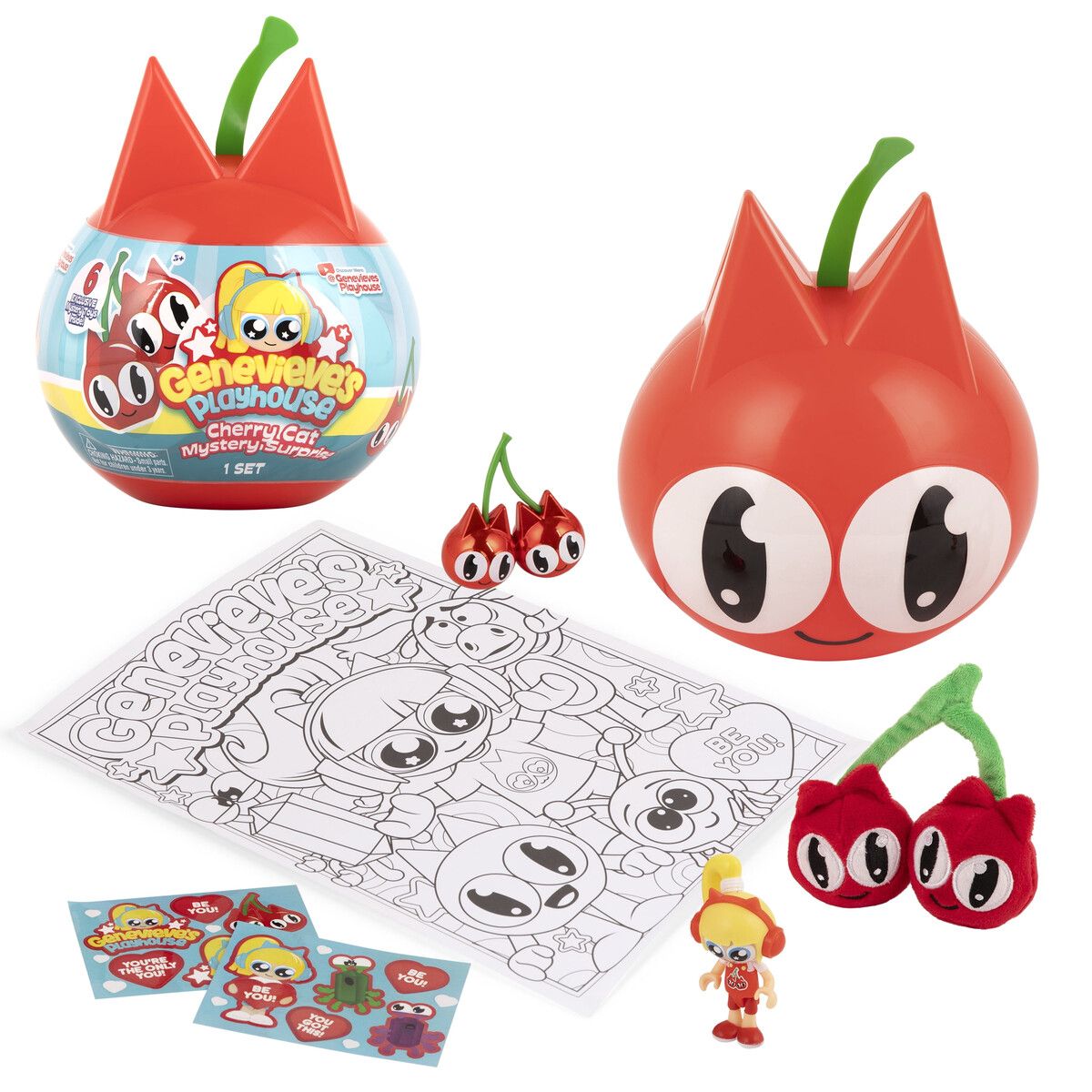 CHERRY - Juguete Sorpresa Genevieves Playhouse Cherry Cat Grande