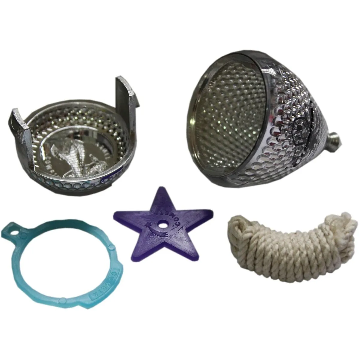COBRA - Trompos Plástico Trompos Cometa Mini Cobra 4 Pack Punta Metal