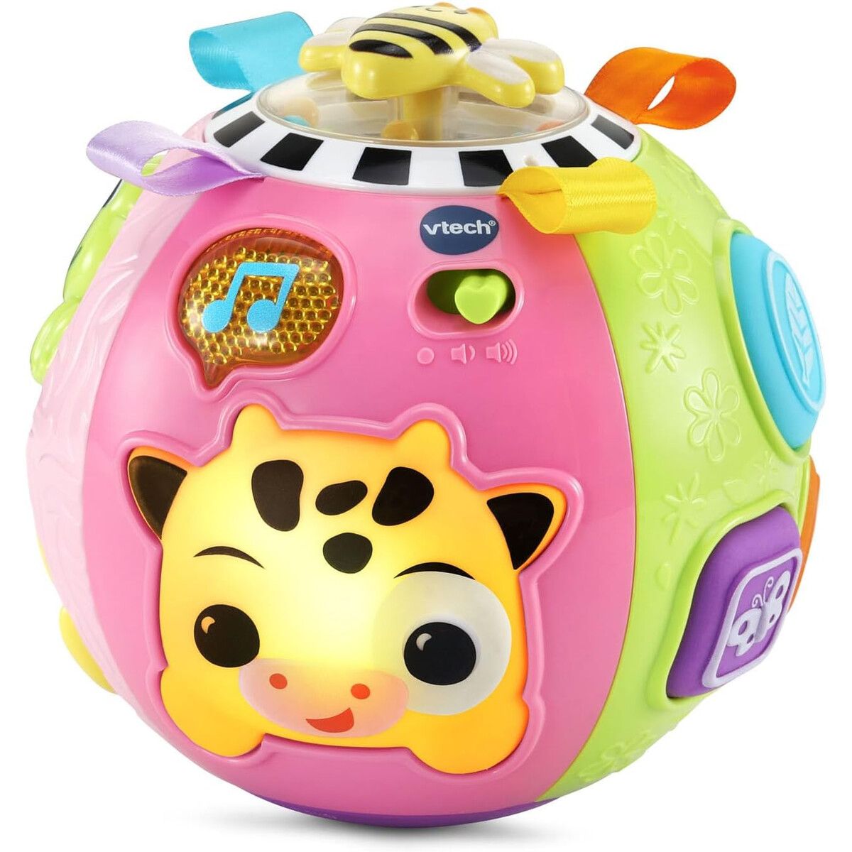 VTECH - Pelota Actividades VTech Baby OnTheMoove Rosa Sonidos