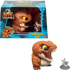 MATTEL - Figura Jurassic World Bite Club TRex 10cm Accesorio