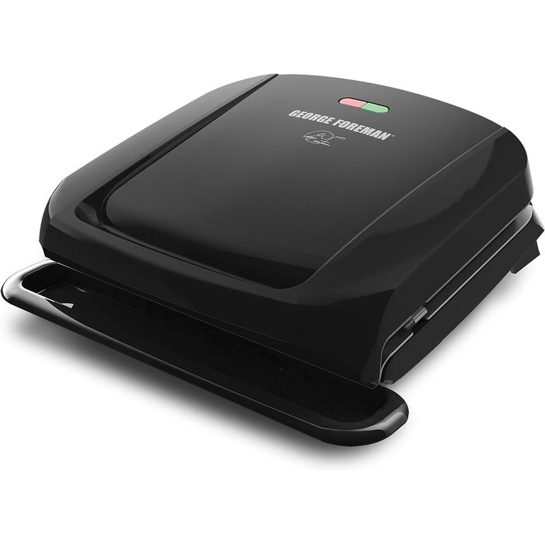 GENERICO Parrilla Eléctrica George Foreman GRP1060B 4 Porciones Placas Removibles