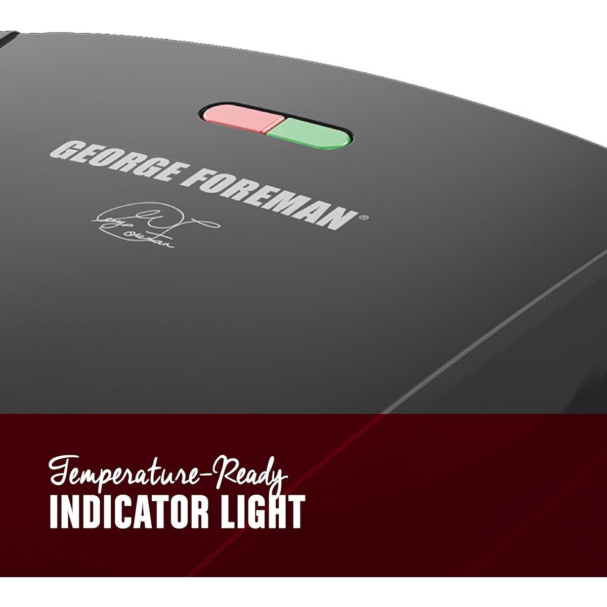 GENERICO - Parrilla Eléctrica George Foreman GRP1060B 4 Porciones Placas Removibles