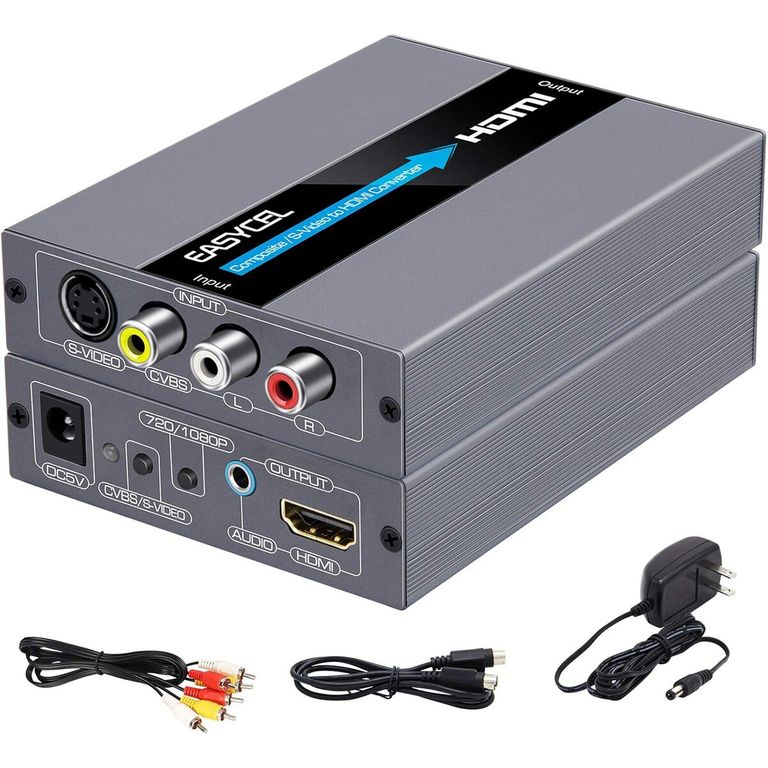 RCA Conversor SVideo a HDMI Easycel 720P 1080P AV CVBS