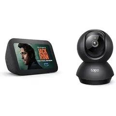 ECHO - Show 5 3ra Gen Pantalla Inteligente Cámara Tapo 2K Pan