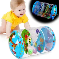 BEBE - Juguete Rodillo Inflable Bebé Luces y Sonajeros