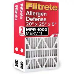 MPR - Filtro Aire Filtrete 20x25x5 1000 MERV 11 Pack 2