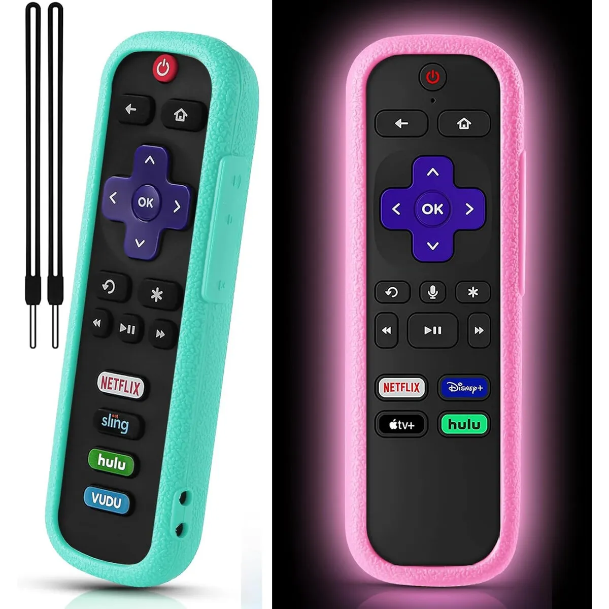 TCL - Funda Silicona 2 Pack Control TCL Hisense Roku TV