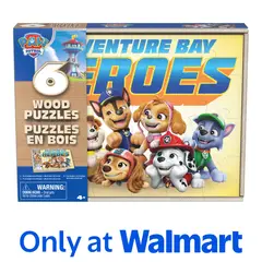 PUZZLE - Madera PAW Patrol Spin Master 6 Unid 56 Piezas