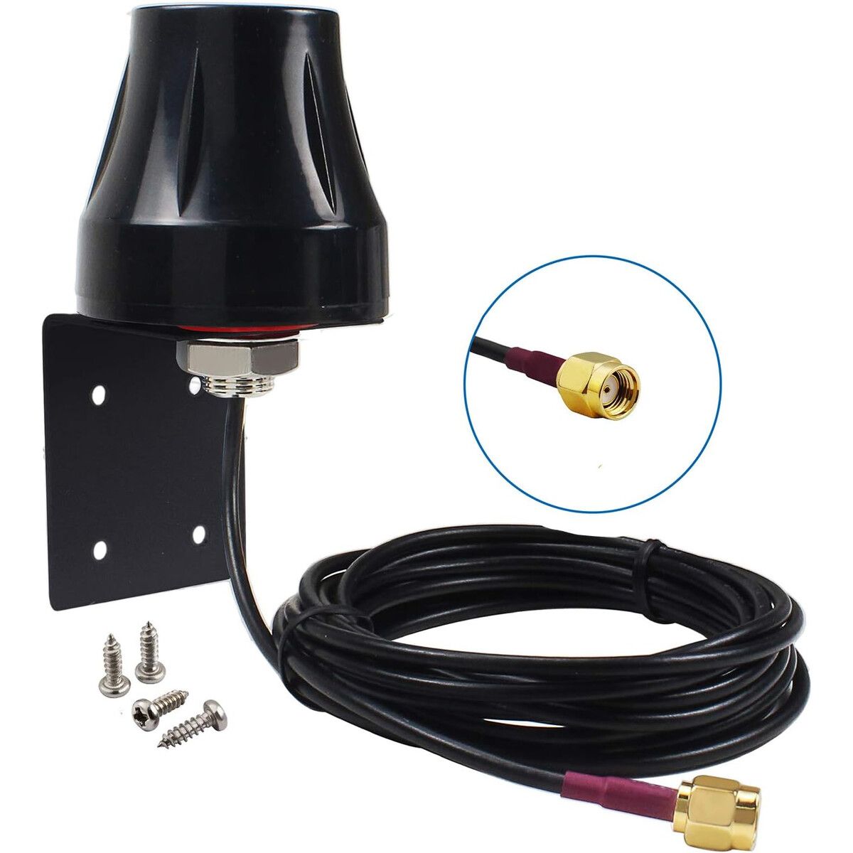 GENERICO - Antena WiFi Makida Dual Band 2.4GHz 5GHz 5dBi RPSMA 3m