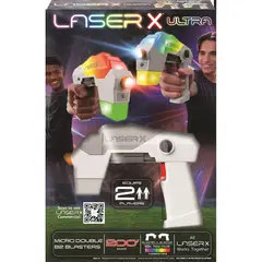 LASER - Set Láser Tag Láser X Ultra Micro 2 Blasters Interior Exterior