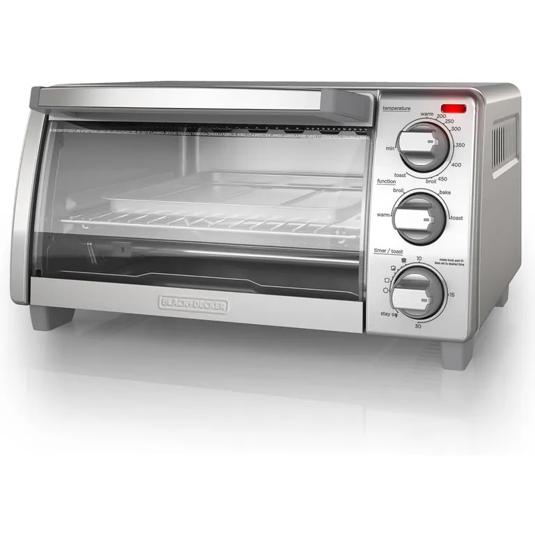 Horno Tostador BLACKDECKER TO1745SSG1A 4 Rebanadas Acero