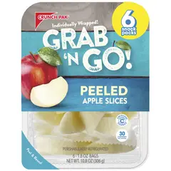 CRUNCH - Manzanas en Rodajas Pak Multipack 6x1.8oz Refrigeradas