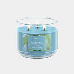 AROMATICA - Vela Aromática Mainstays 3 Mechas Garden Rain 326g