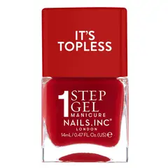 INC - Esmalte Gel Nails Its Topless 4en1 14mL Rojo