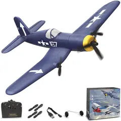 AVION - Avión RC ANBURI F4U 2.4GHz 3 Canales 32cm Control Remoto