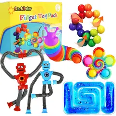 DR - Pack 6 Juguetes Sensoriales Dr.Kbder Antiestras Autismo Niños