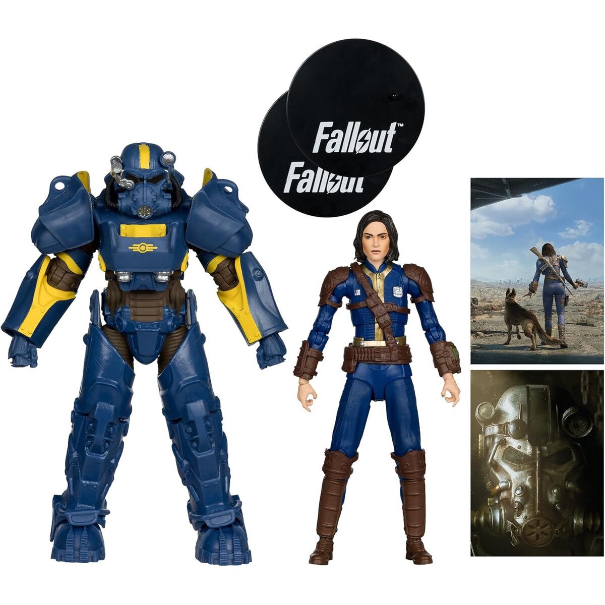 MCFARLANE - Figuras McFarlane Fallout 4 T60 Vault Tec y Sole Survivor