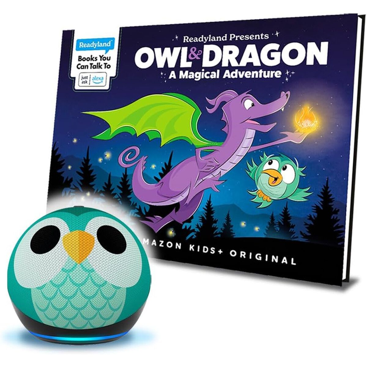 ECHO - Echo Dot 5ta Gen Kids Amazon Parlante Libro Readyland