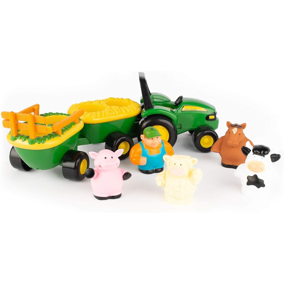 JOHN DEERE - Tractor Musical John Deere TOMY Animal Sounds Hayride