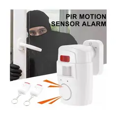 UNIVERSAL - Alarma Sirena Con Sensor 2 Controles