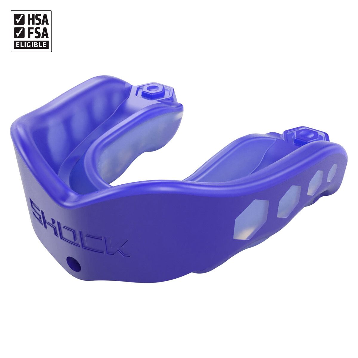 SHOCK - Protector Bucal Shock Doctor Gel Max Juvenil Azul OSFM