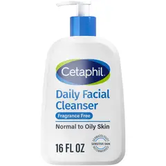 CETAPHIL - Limpiador Facial 473ml Piel Sensible Sin Fragancia