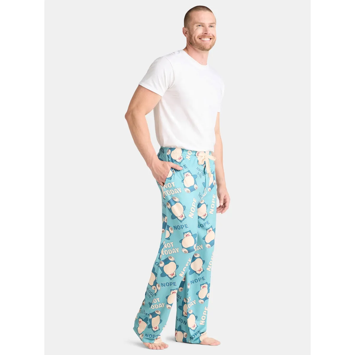 POKEMON - Pantalón pijama Pokémon Snorlax hombre talla L