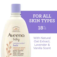 AVEENO - Jabón Líquido Baby Calming Comfort 532mL Avena Lavanda