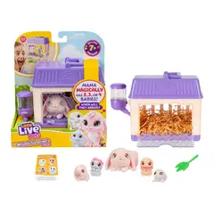 LITTLE LIVE PETS - Juguete Interactivo Conejo Mama Surprise Minis