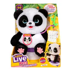 PANDA - Peluche Interactivo Little Live Pets ChuChu 50 Sonidos