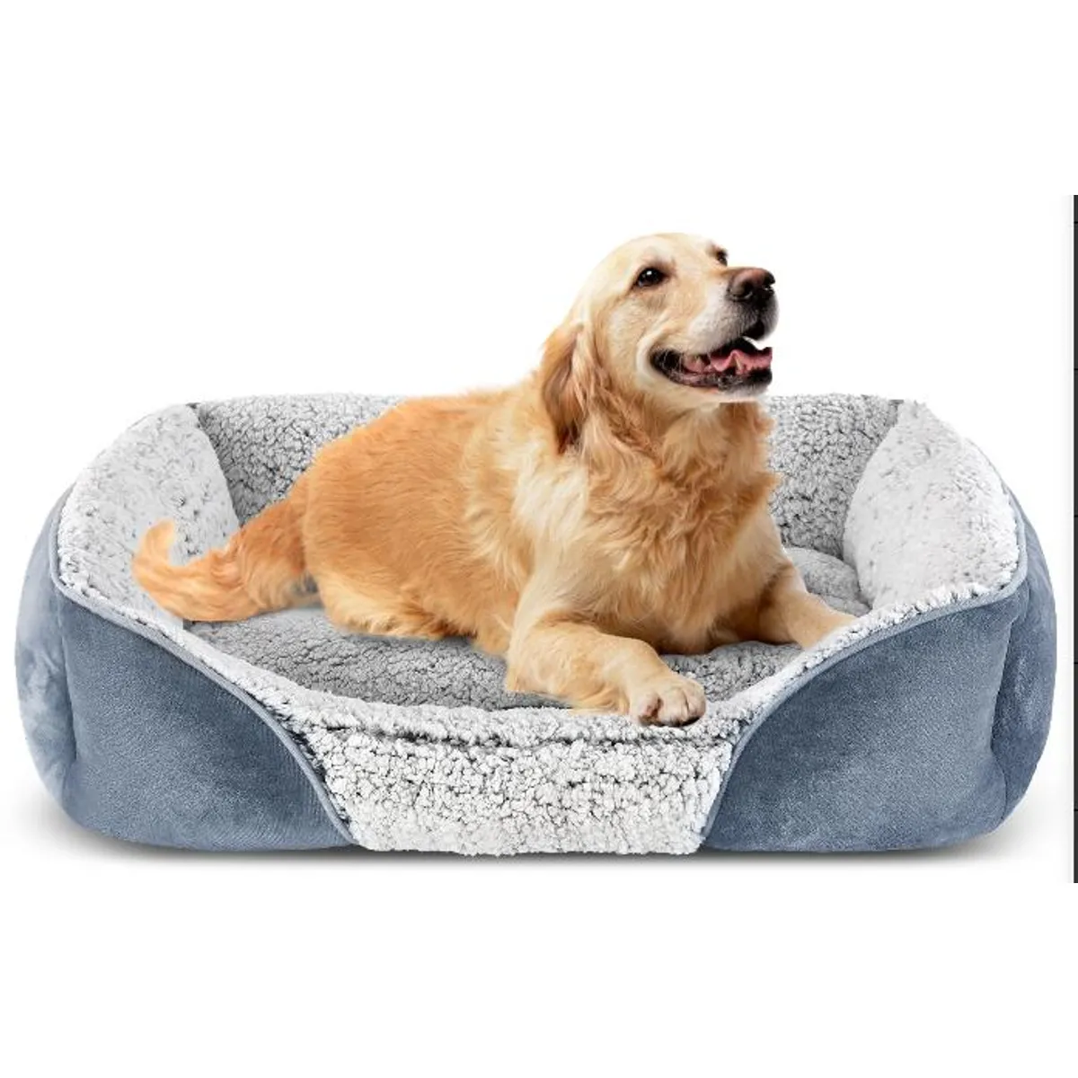 GENERIC - Cama para mascota acolchada con chiporro para perros o gatos S de 57x47 cm