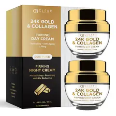 CLEAR - Crema Facial Beauty 24K Gold Collagen 50 ml Hidratante