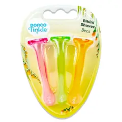 DORCO - Rasuradora Desechable Tinkle Bikini Trimmer 3 Unidades