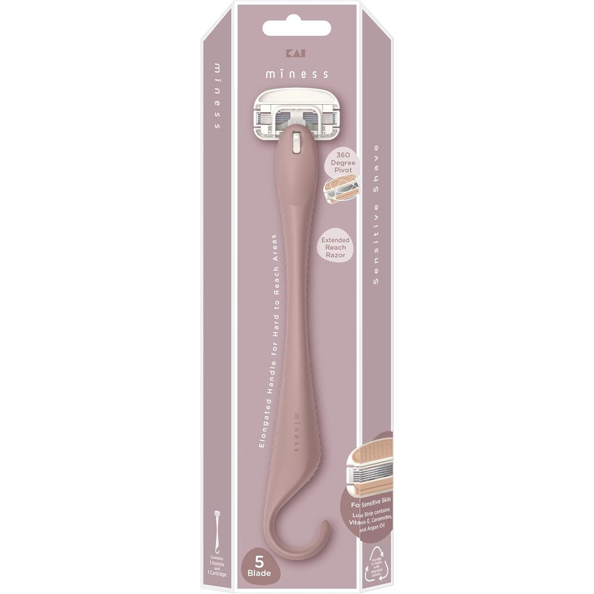 KAI - Rasuradora Corporal Kai Miness Alcance Extendido 5 Hojas