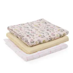 MANTA - Muselina Extra Grande 47x47 Parents Choice Floral