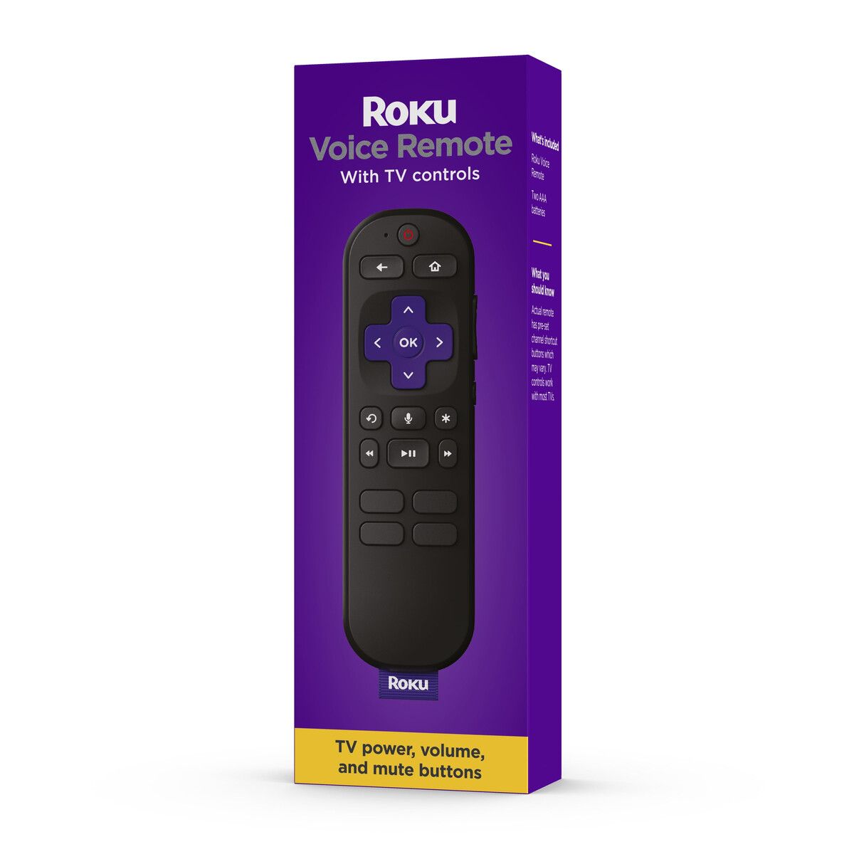 ROKU - Control remoto Roku Voice con botones TV