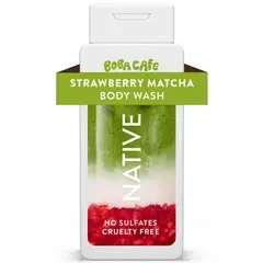 NATIVE - Gel de Baño Strawberry Matcha 18 oz Sin Sulfatos