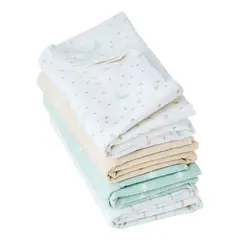 MANTA - De Algodón Flannel Parents Choice 30x30 cm Estrellas