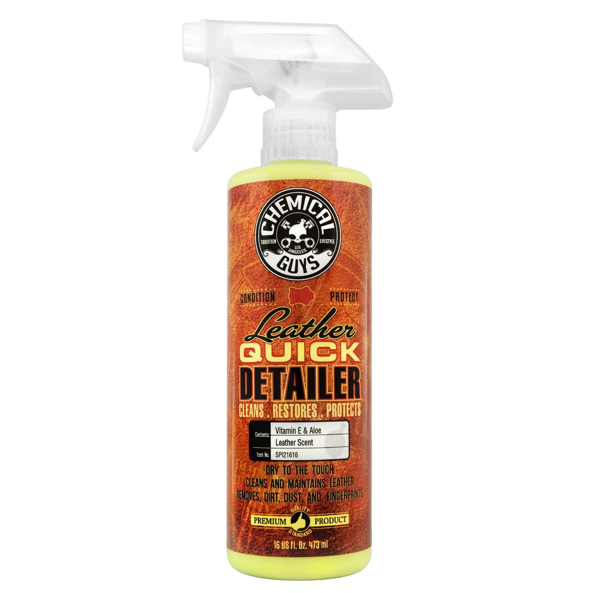 QUICK - Limpiador Leather Quick Detailer Chemical Guys 473 ml Nutritivo