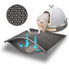 ARENA - Alfombra para de Gato Pieviev Capa Doble Impermeable 60x38cm