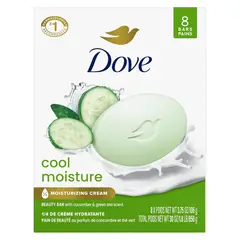 EN BARRA - Jabón Dove Cool Moisture Pepino Taa Verde 106 g