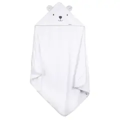 BEBE - Toalla con Capucha para Bebé Gerber Blanca Talla única Oso